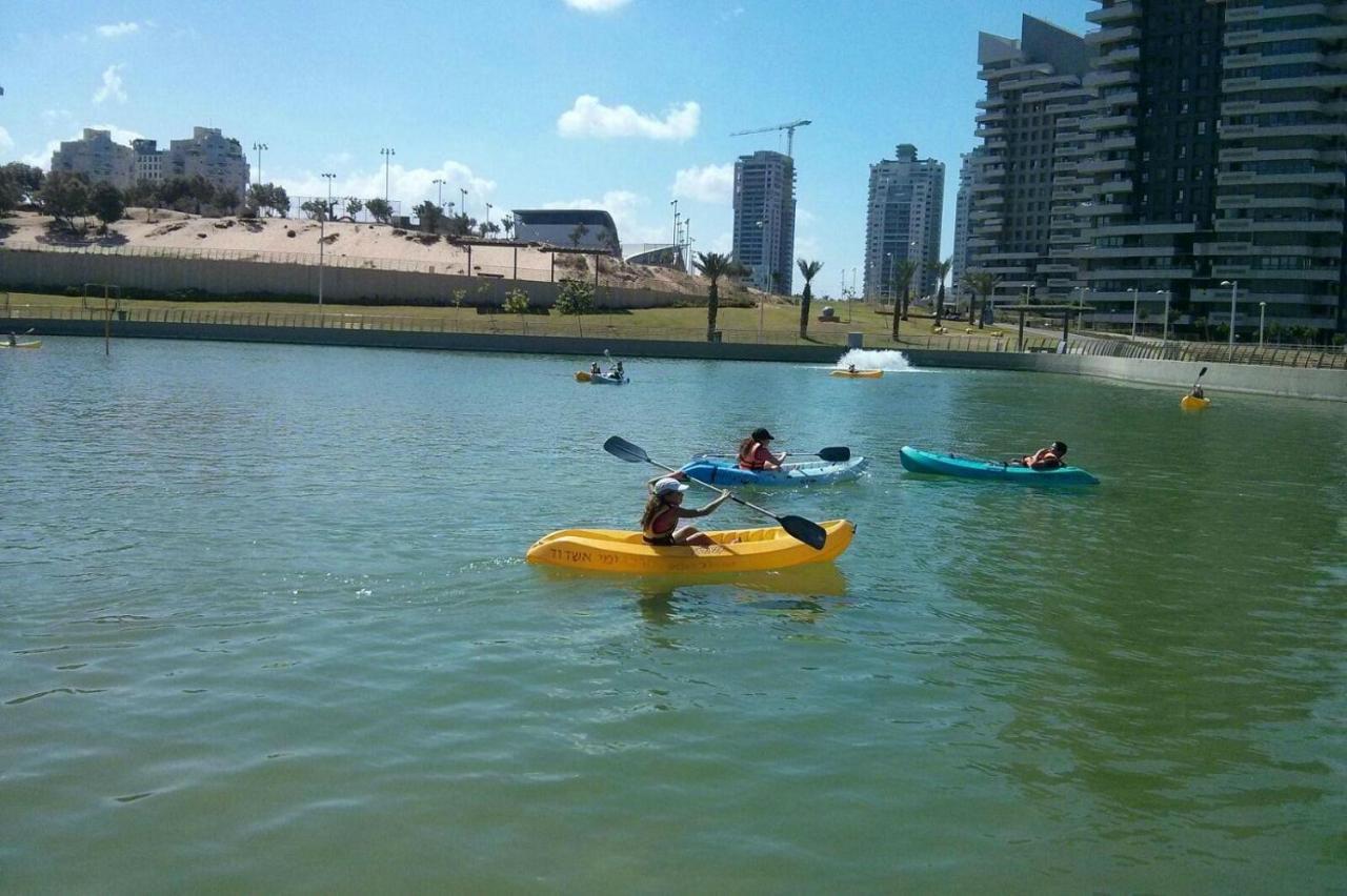 Ashdod City Center 2-Rooms Apartment, 15Min Walk To The Beach ภายนอก รูปภาพ